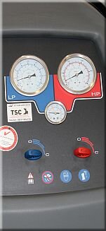 Klimaservice Wartung Klimaanlage, Service Klimaanlage, Dichtheit, Systemdruck